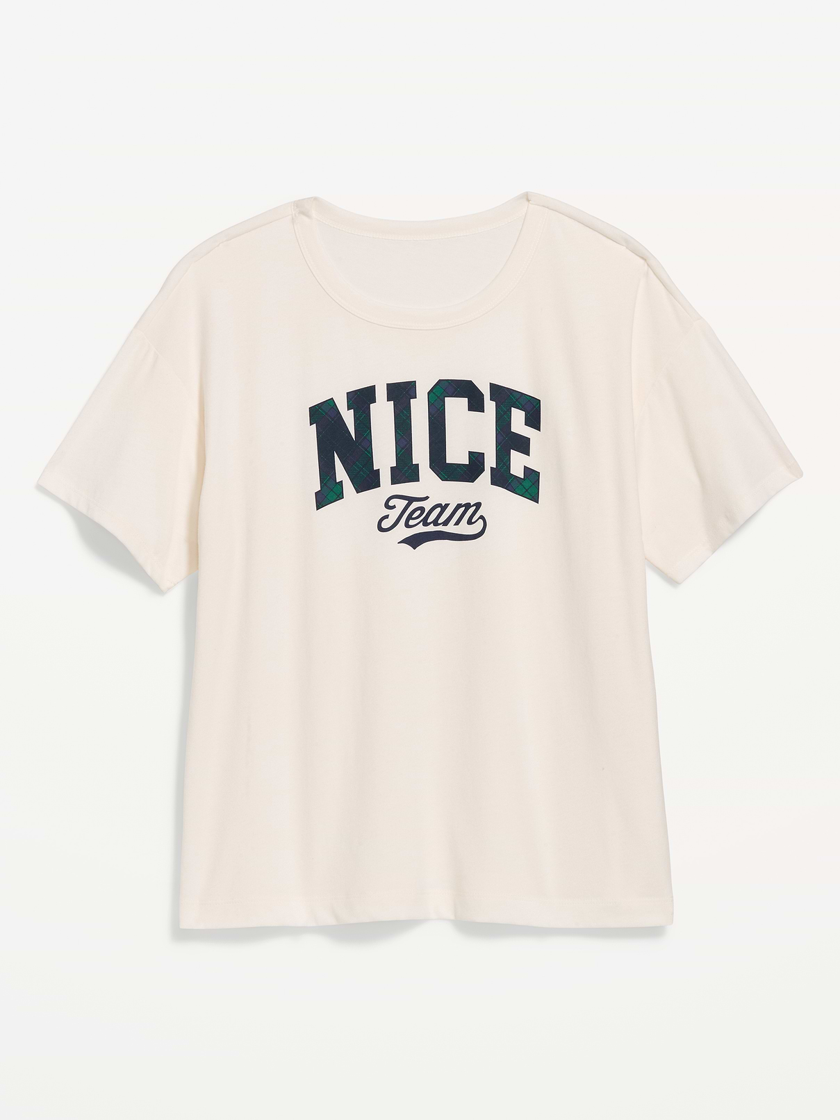 Image 2 of 2, Short-Sleeve Graphic Pajama T-Shirt