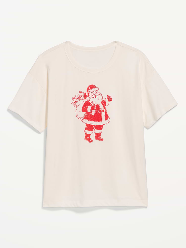 Image 2 of 2, Short-Sleeve Graphic Pajama T-Shirt