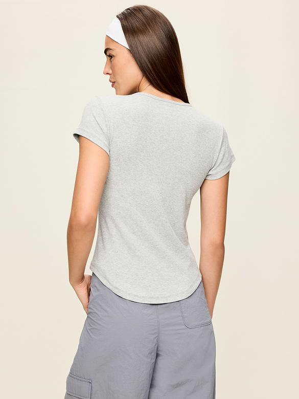 CloudLite Crew-Neck Ribbed T-Shirt