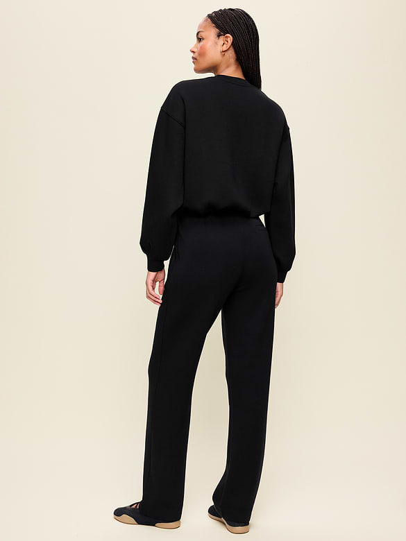 High-Waisted Bounce Fleece Trouser Sweatpants