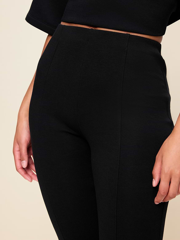 High-Waisted Bounce Fleece Flare-Leg Sweatpants