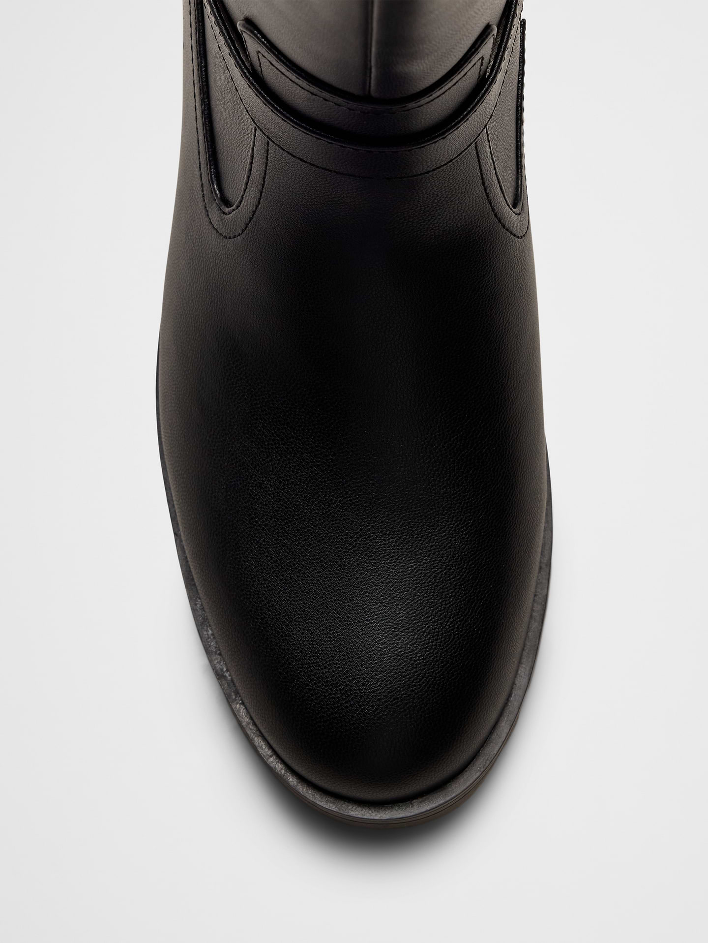 Image 4 of 5, Vegan Leather Riding Boot