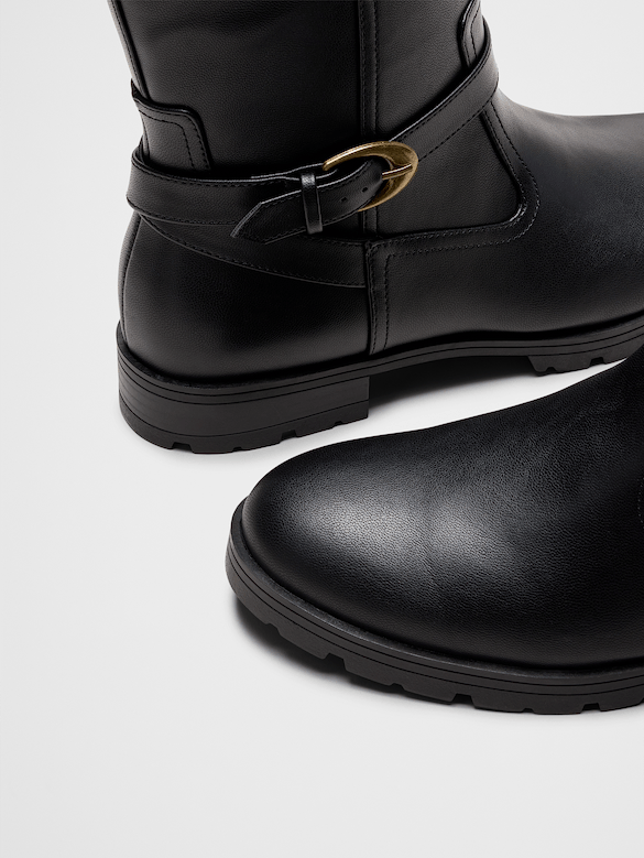 Vegan Leather Riding Boot