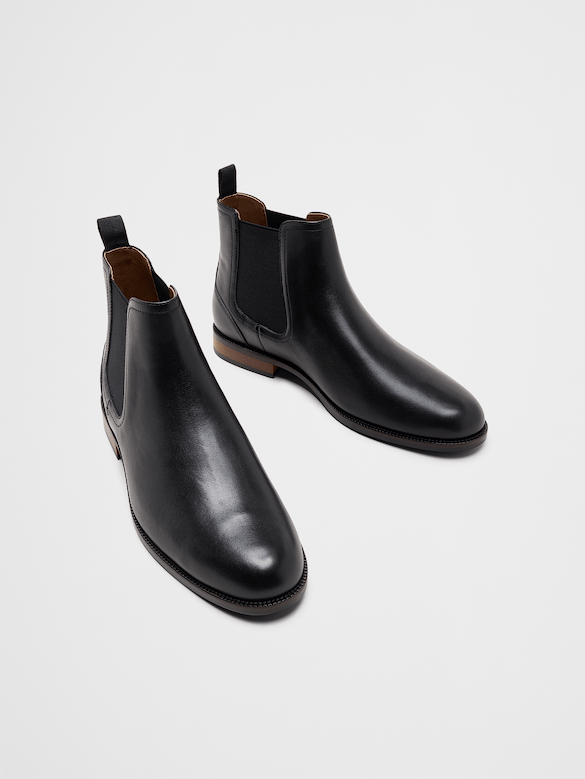 Leather Chelsea Dress Boot