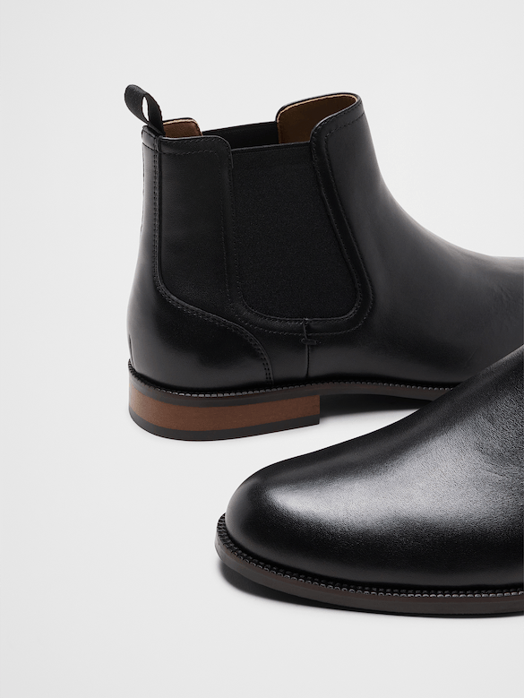 Leather Chelsea Dress Boot
