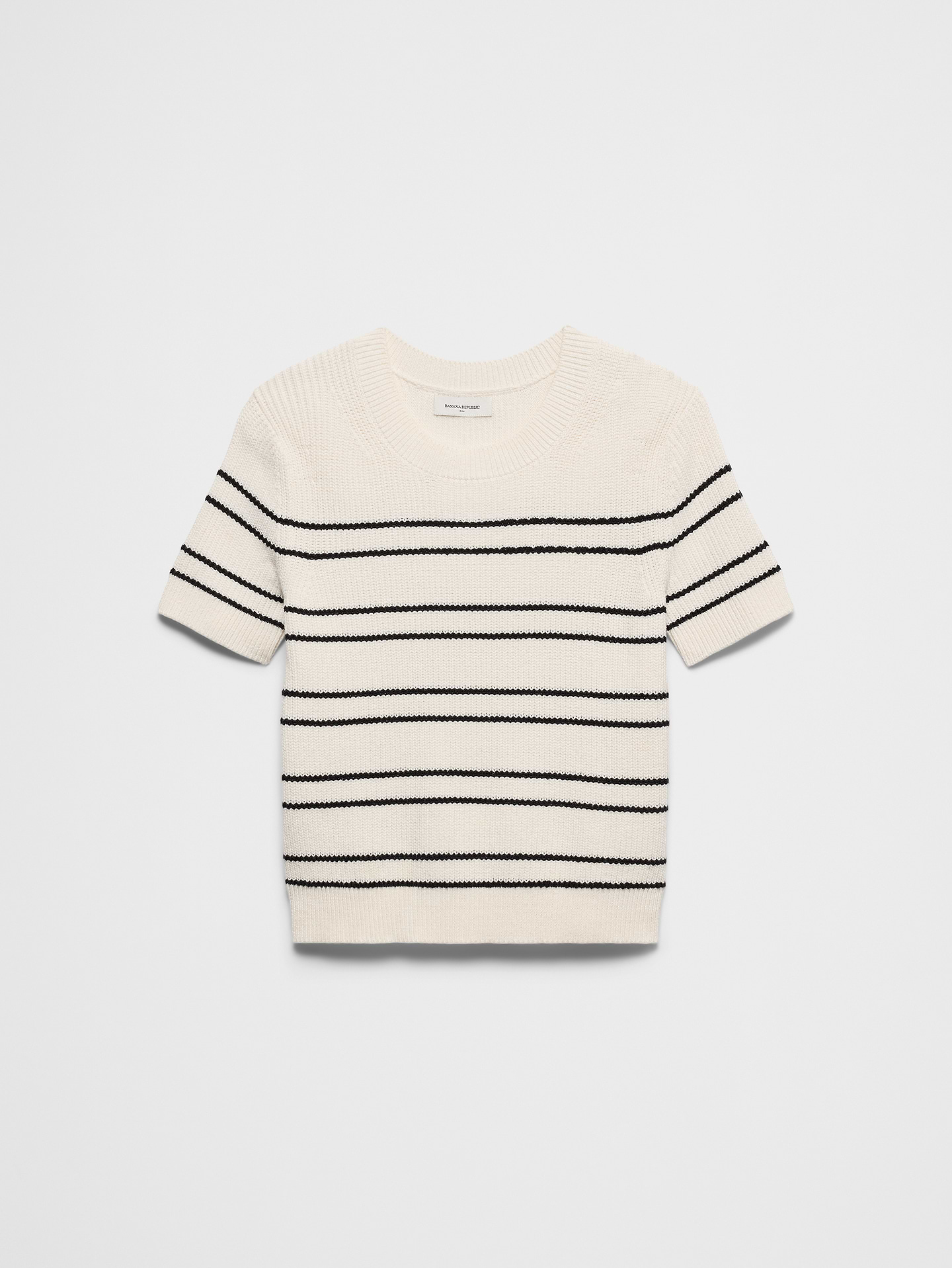 Image number 4 showing, Cotton Striped Ribbed Textured Sweater