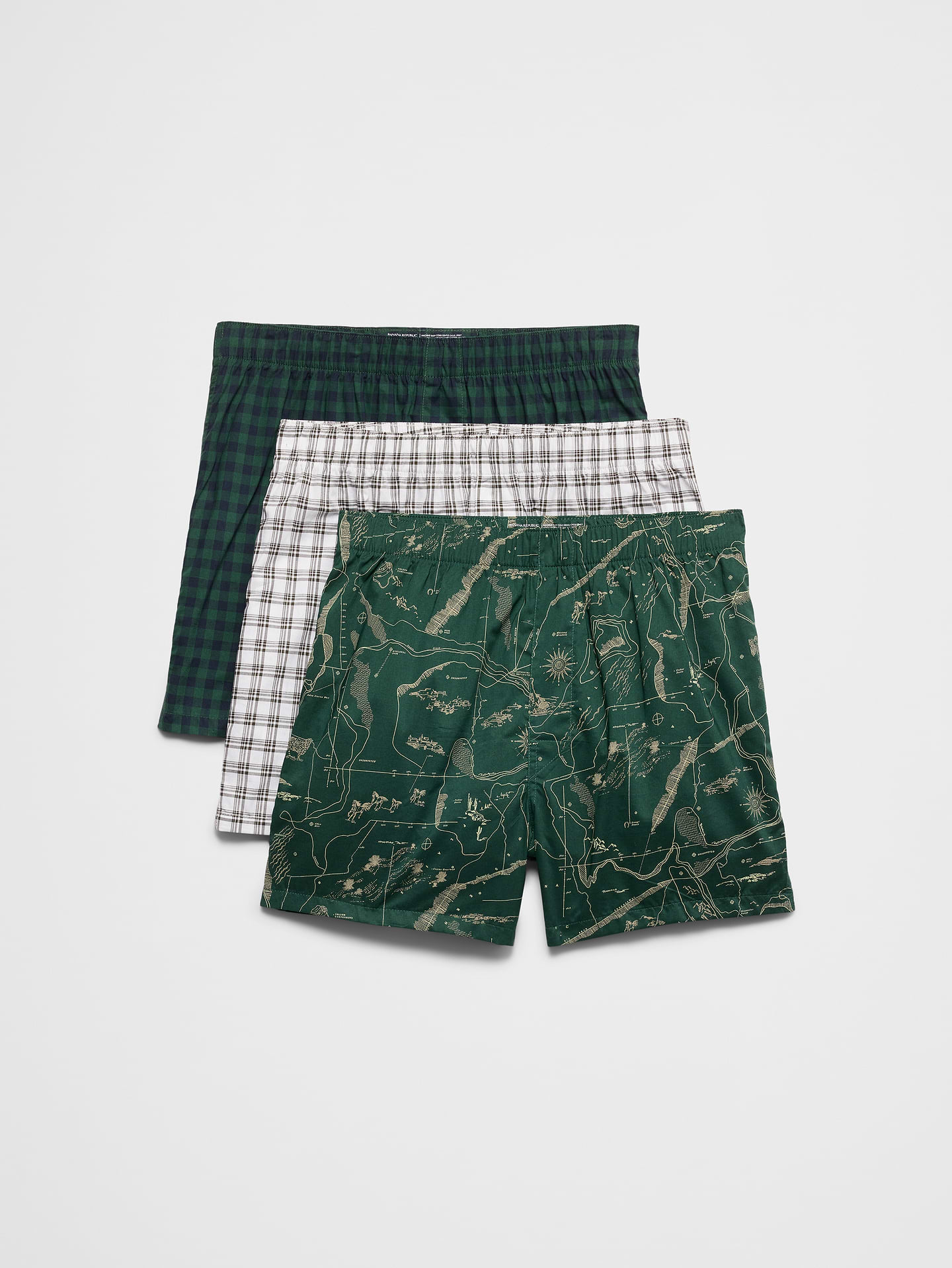 Image number 1 showing, Cotton Boxers (3 Pack)