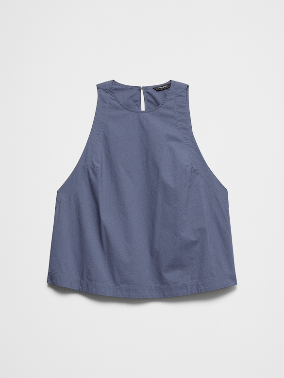 High-Neck Swing Top