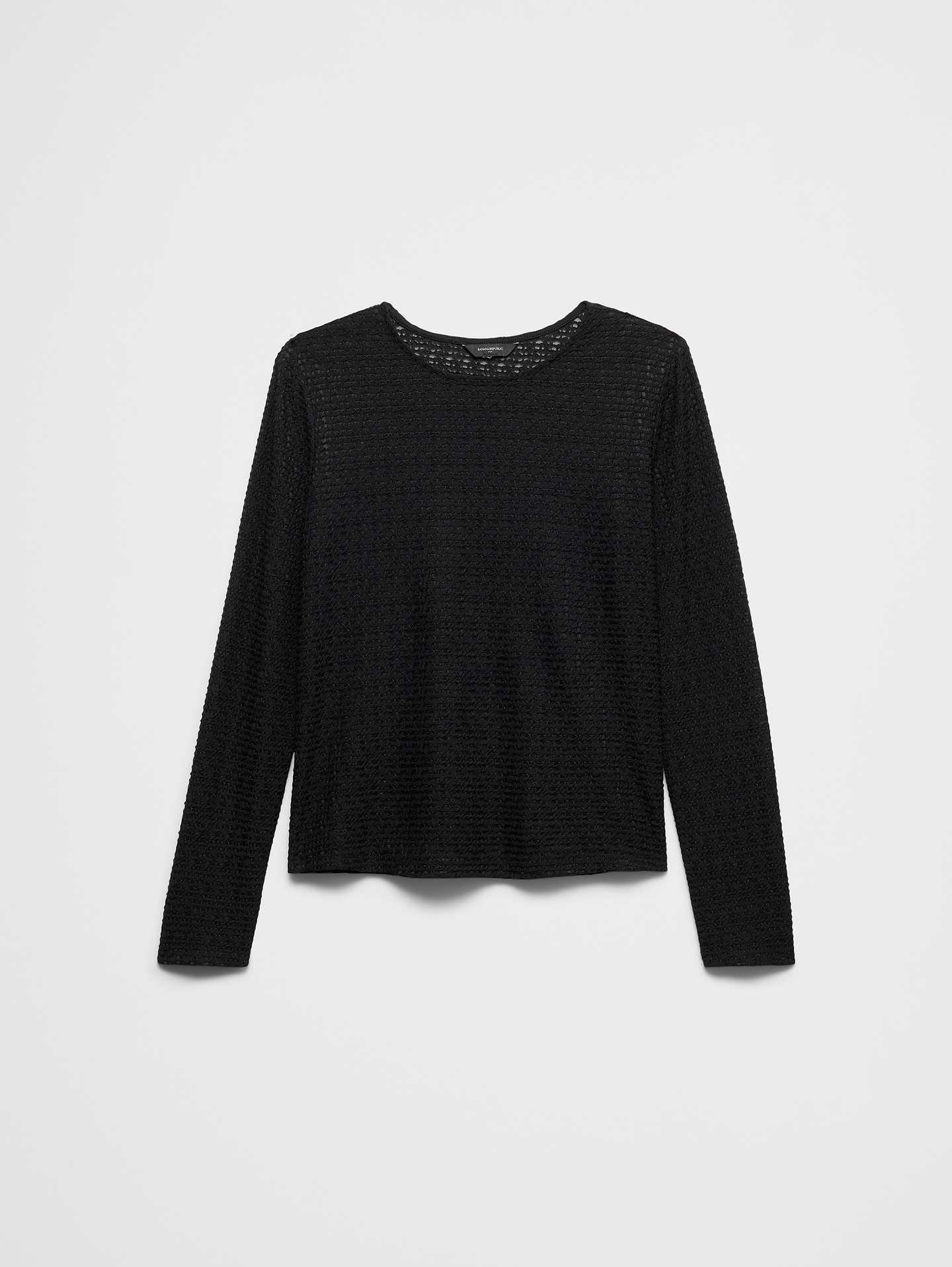 Image number 4 showing, Sheer Jaquard T-Shirt