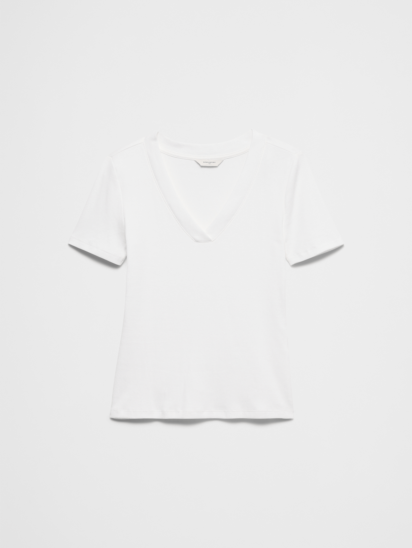 Image number 4 showing, Ribbed V-Neck T-Shirt