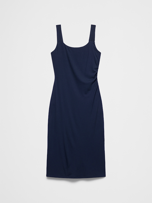 Soft Knit Below-Knee Dress
