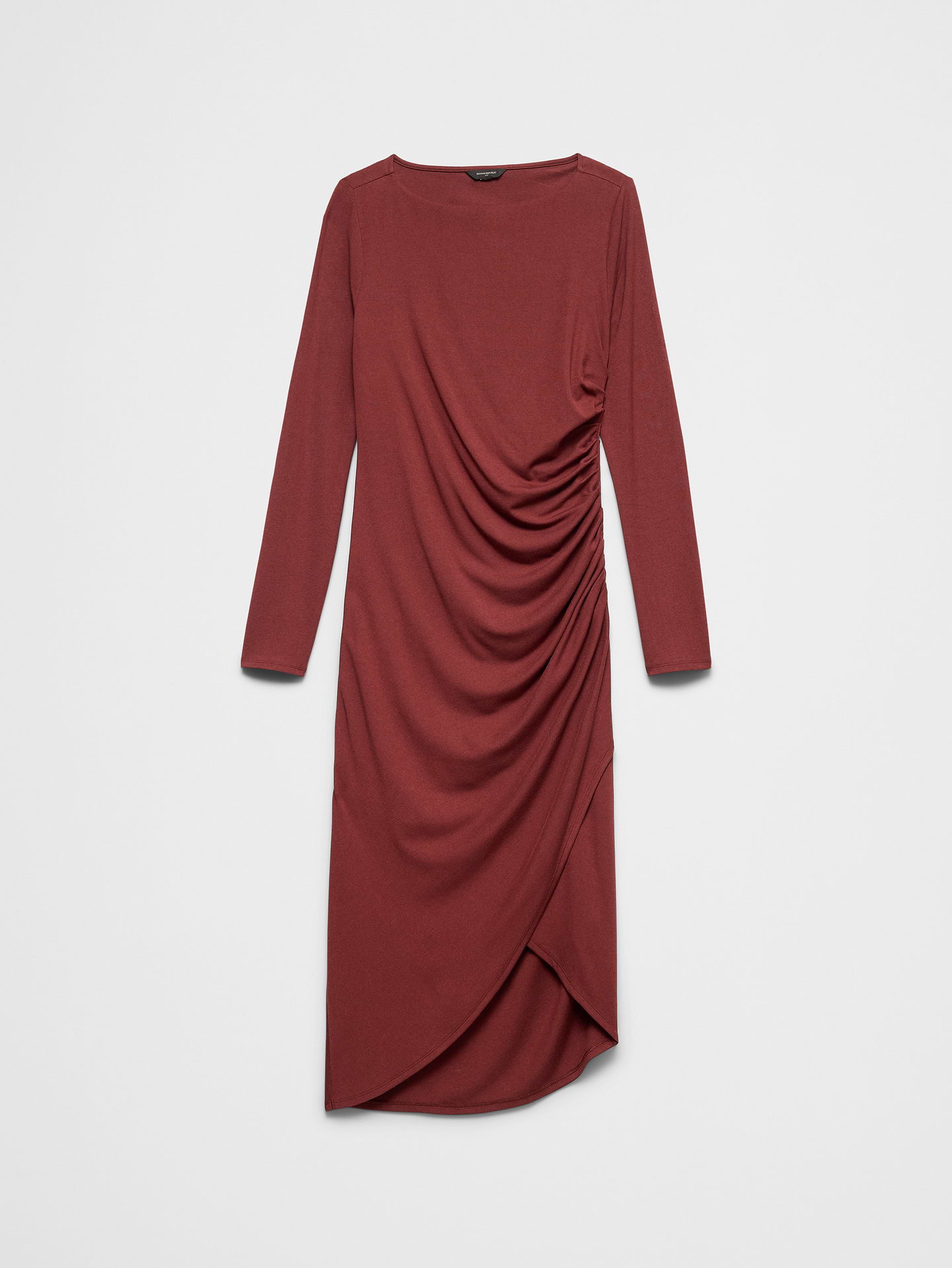 Image number 4 showing, Soft Knit Shirred Midi Dress