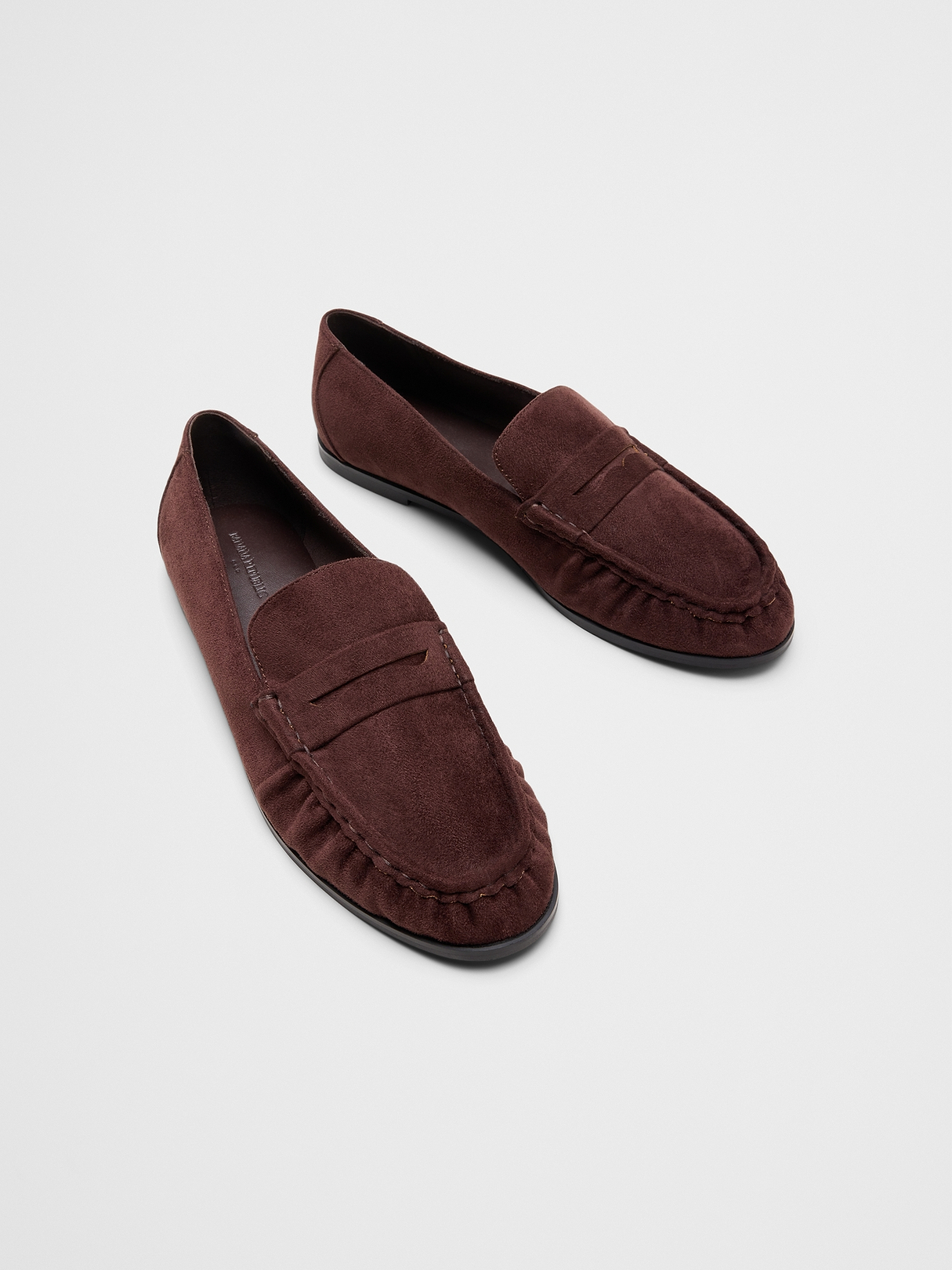 Vegan Leather Gathered Loafer | Banana Republic Factory
