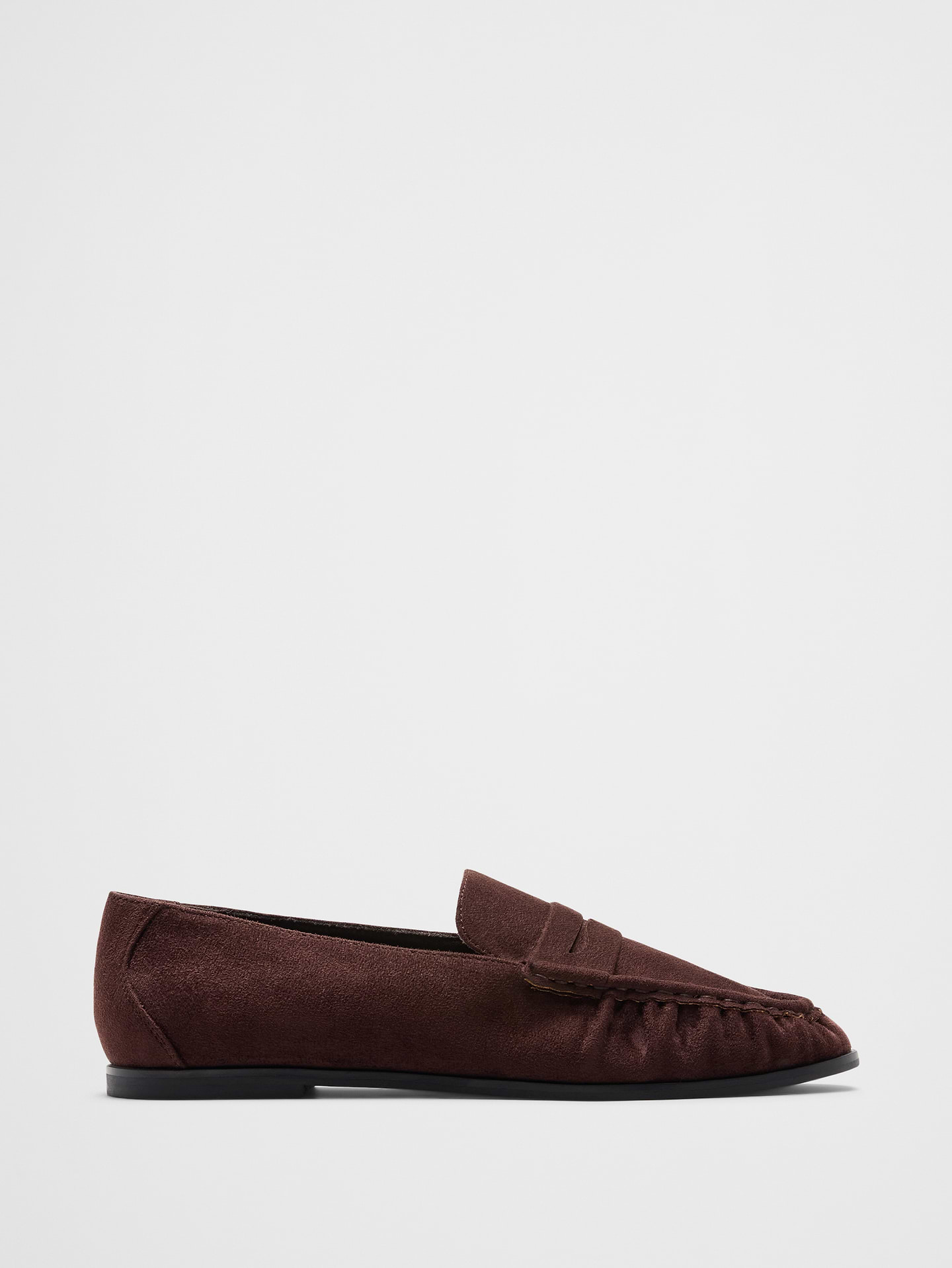 Image number 1 showing, Vegan Leather Gathered Loafer
