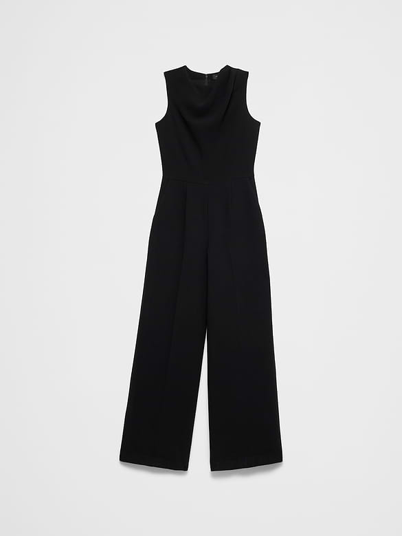 Cowl-Neck Jumpsuit