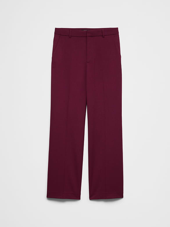 Straight High-Rise Sculpted Trouser