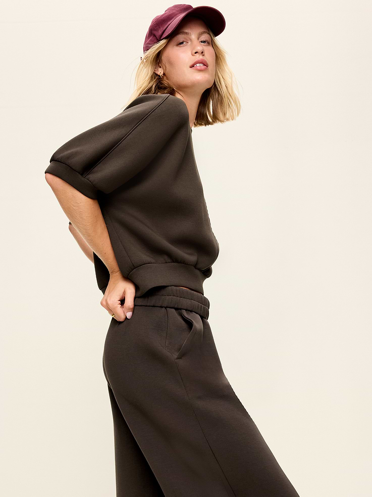 Image number 3 showing, Bounce Fleece Dolman-Sleeve Top