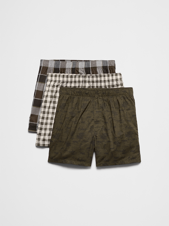 Cotton Boxers (3 Pack)