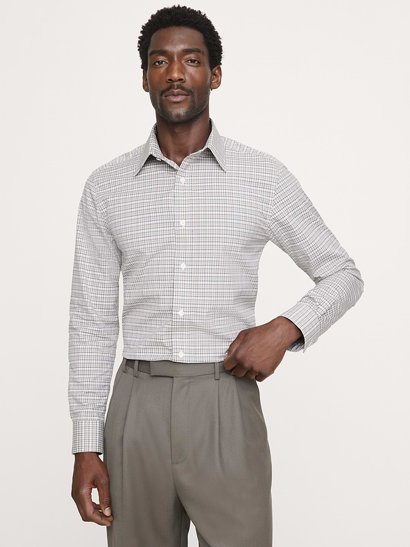 Chemise habillée ajustée infroissable