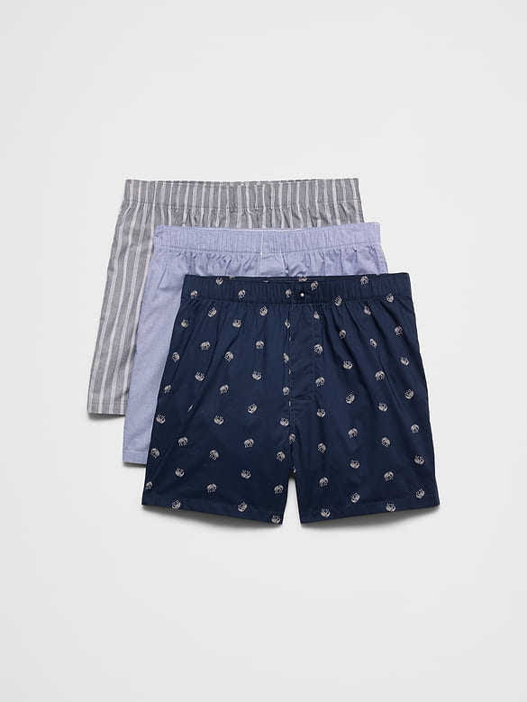 Cotton Boxers (3 Pack)