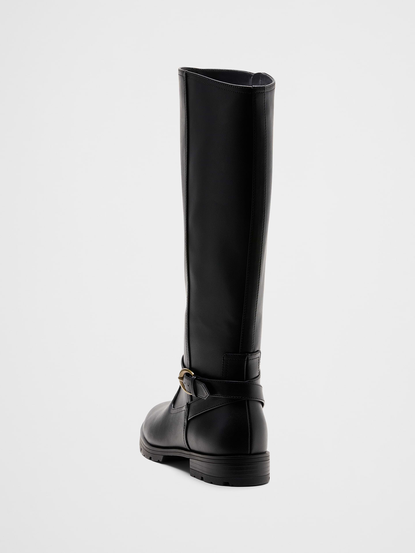 Image 3 of 5, Vegan Leather Riding Boot