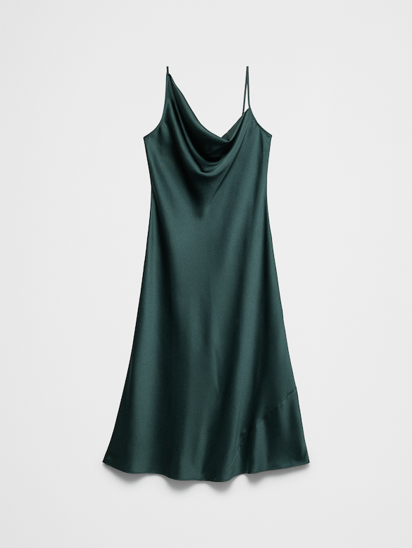 Satin Midi Dress