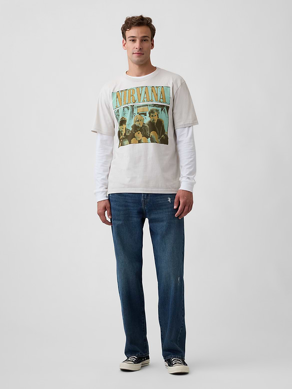 Nirvana Everyday Soft Relaxed Graphic T-Shirt
