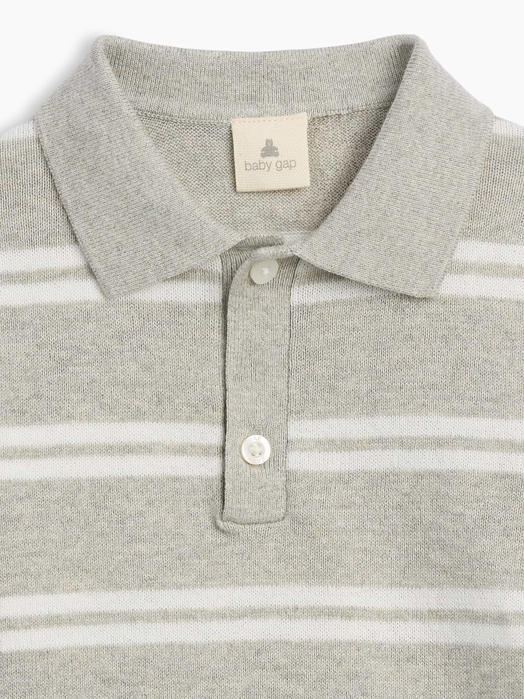 Image number 2 showing, Baby Two-Piece Collared Sweater Set