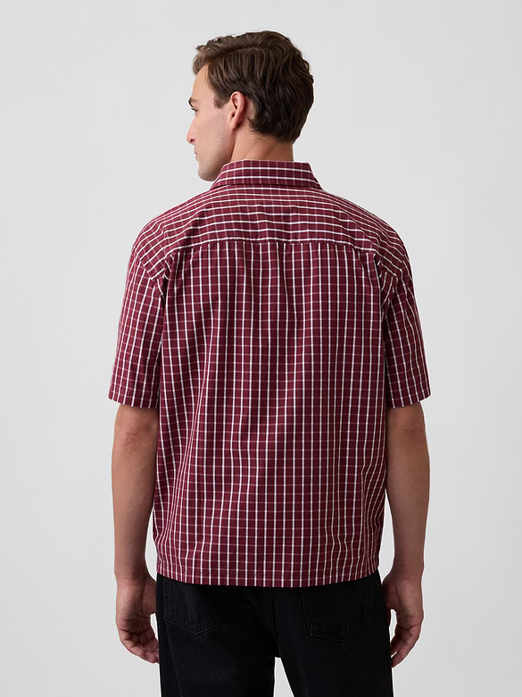 Poplin Shirt in Boxy Fit