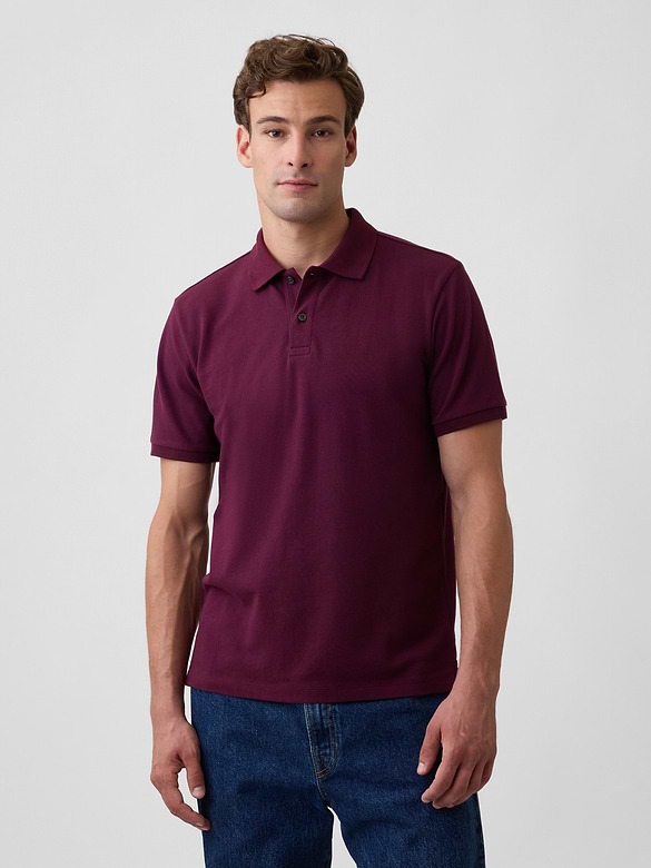 Stretch Pique Polo Shirt