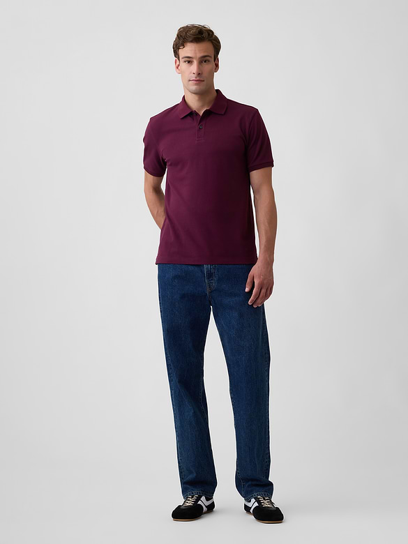 Stretch Pique Polo Shirt