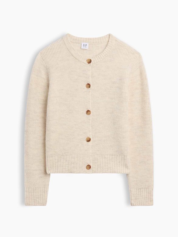Kids Relaxed Shaker-Stitch Cardigan