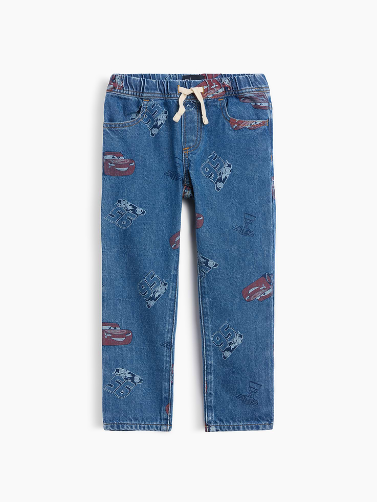 Image number 1 showing, babyGap × Disney Cars Pull-On Slim Jeans