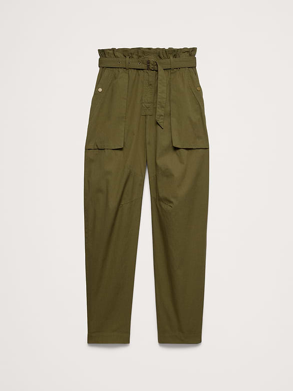 Ripstop Cotton Paperbag Pant