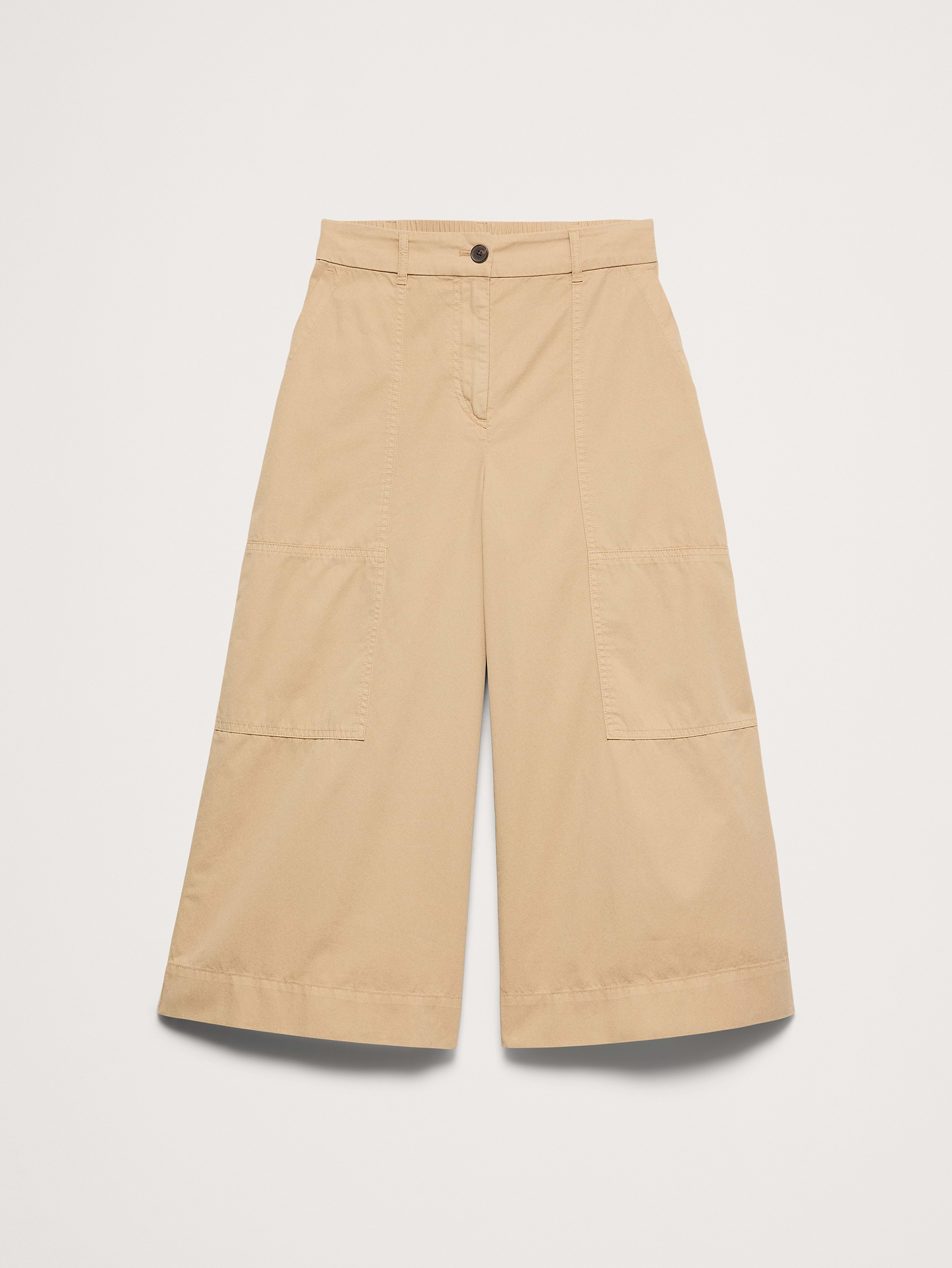 L'image numéro 5 présente Pantalon gaucho en sergé de coton