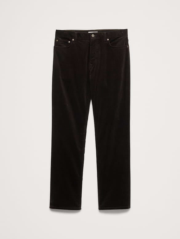 Pantalon Voyageur droit en velours côtelé