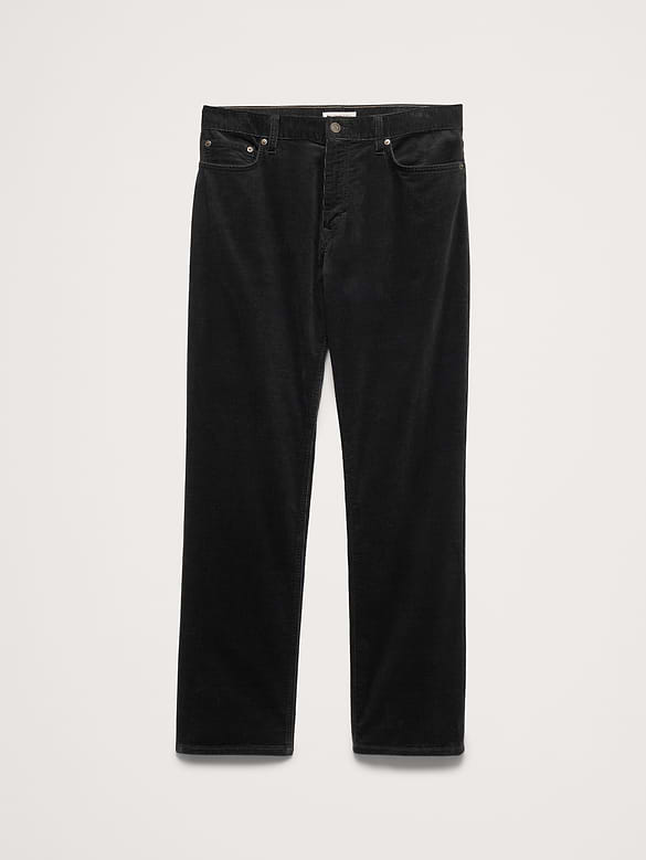 Pantalon Voyageur droit en velours côtelé