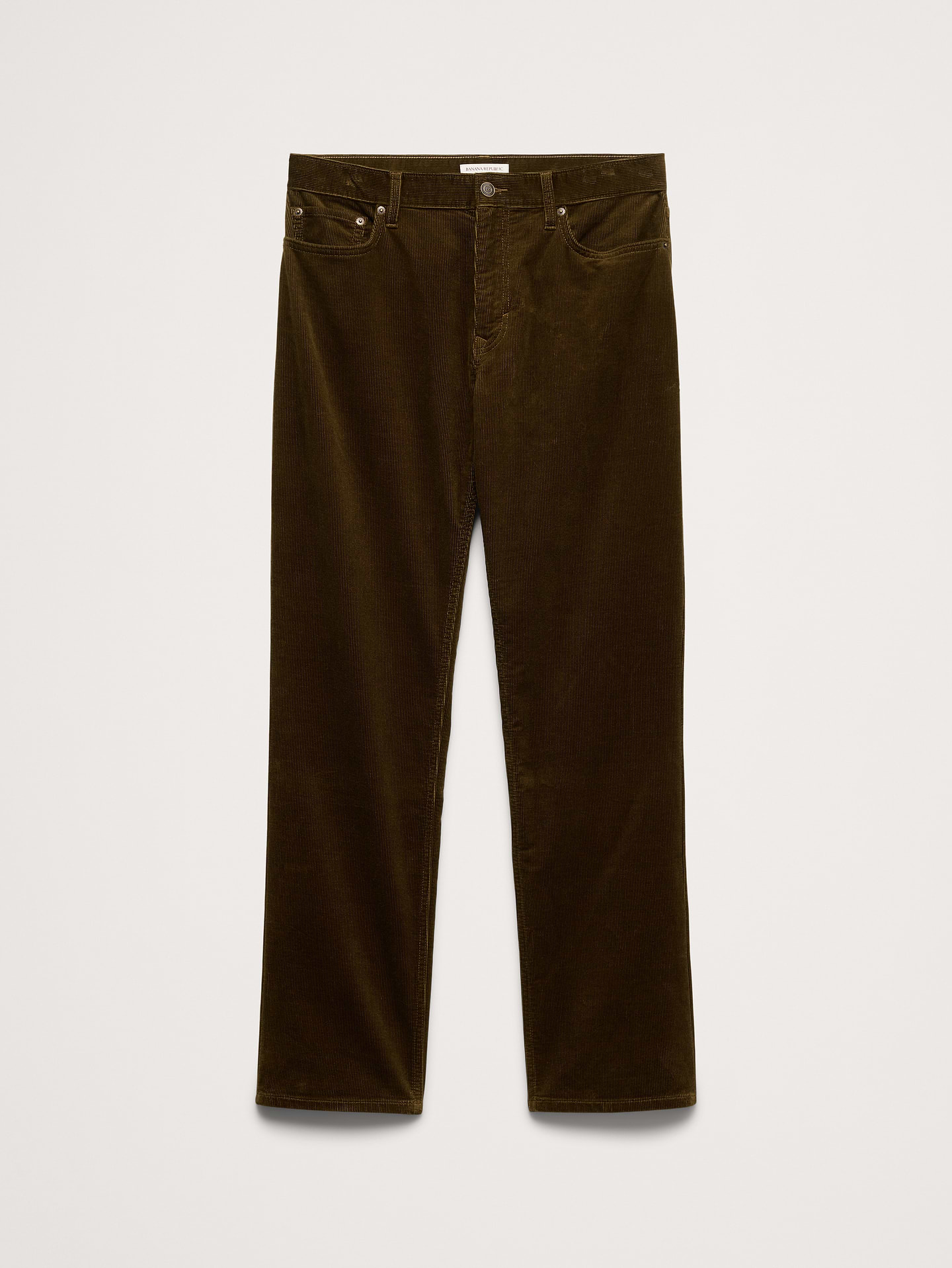 L'image numéro 4 présente Pantalon Voyageur droit en velours côtelé