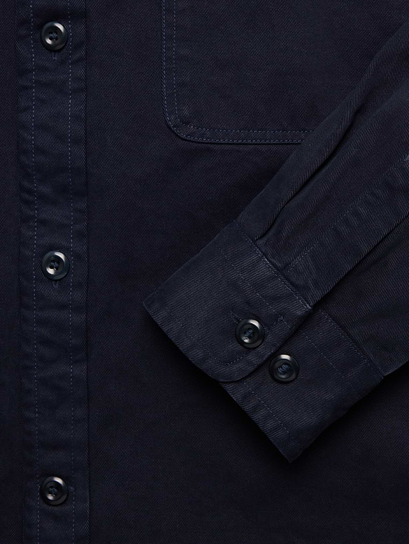 Cotton Twill Shirt Jacket