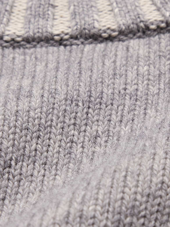 Oversized Merino-Cotton Crew-Neck Sweater