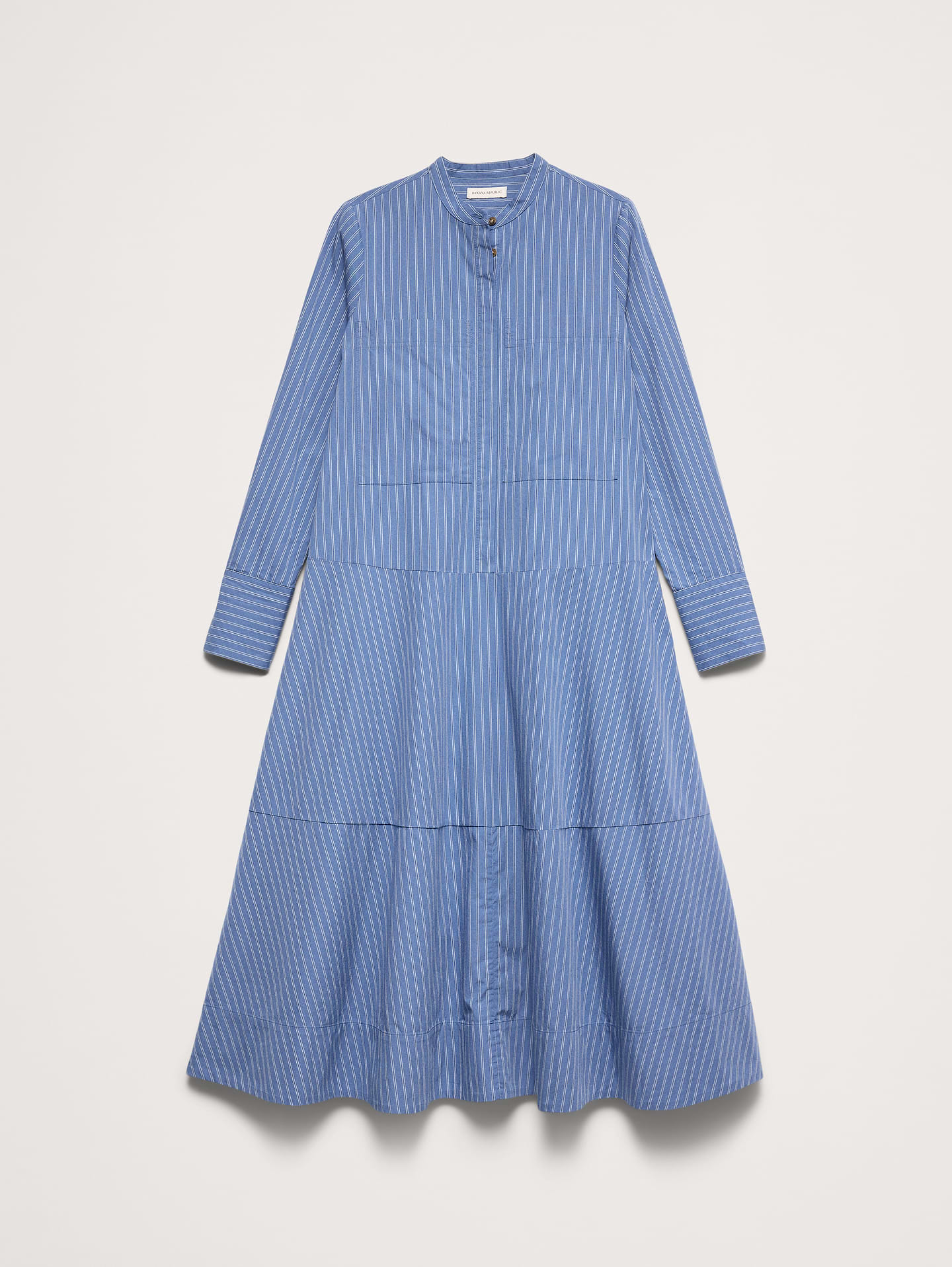 Image number 5 showing, Cotton Trapeze Shirt Dress
