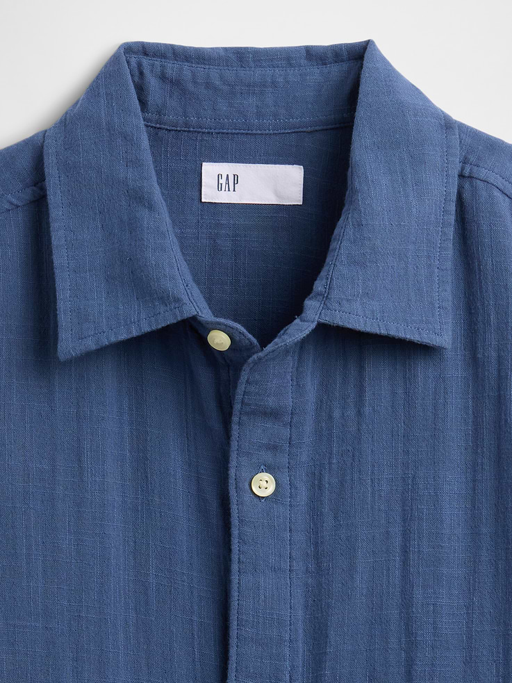 Image number 4 showing, Gauze Shirt in Boxy Fit