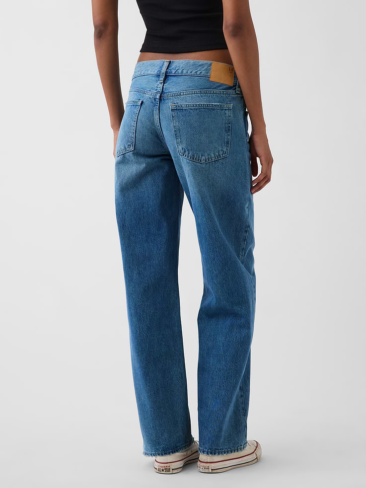 L'image numéro 5 présente Le jean ample à taille basse Hailey