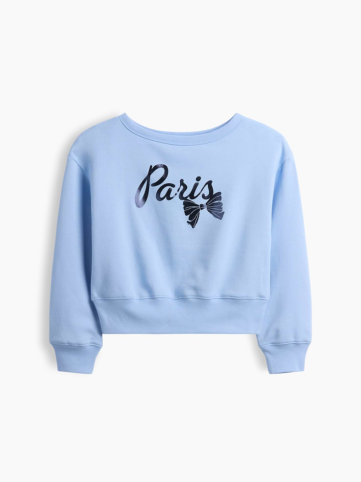 Image number 1 showing, Kids Relaxed Crewneck Graphic Sweatshirt