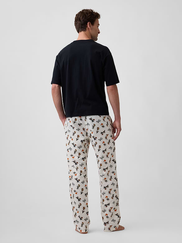 Peanuts Relaxed Print Flannel PJ Pants