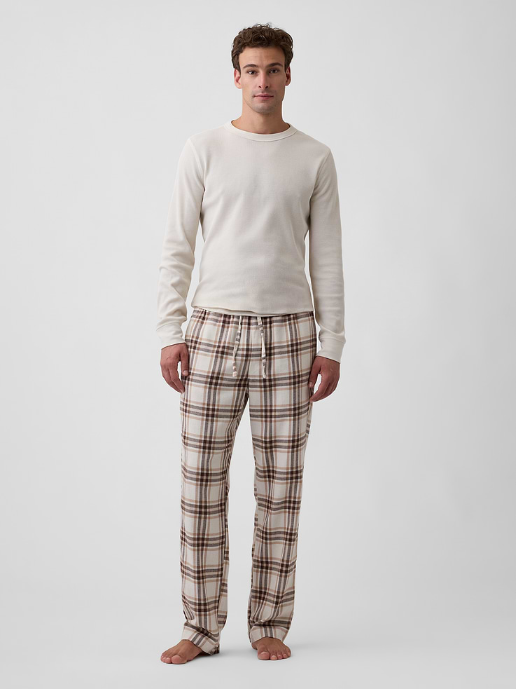 Image number 1 showing, Relaxed Flannel PJ Pants