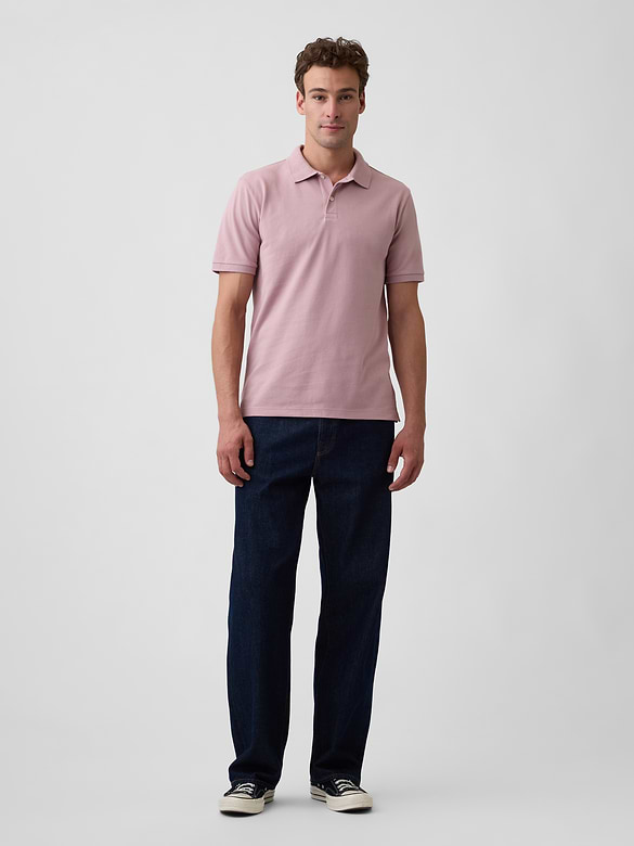Stretch Pique Polo Shirt