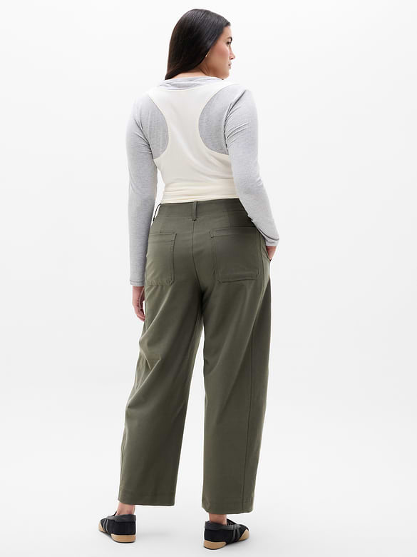Skyline High Rise Barrel Leg Pant