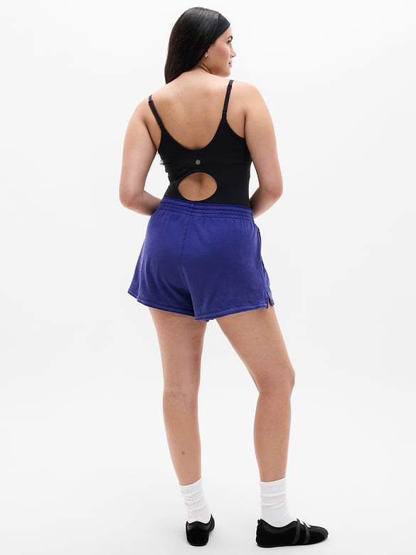 Airy Cotton Terry Snow Wash Shortie