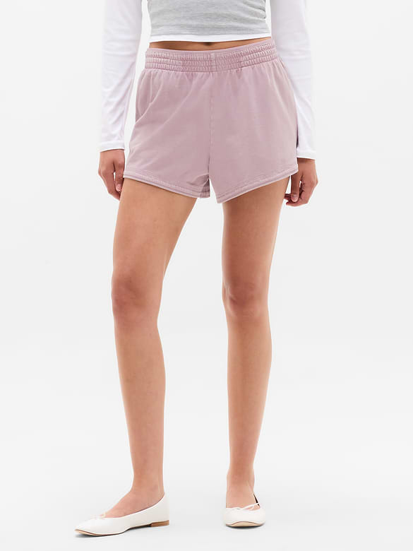 Airy Cotton Terry Snow Wash Shortie